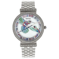 Bertha Emily Reloj De Dama Madreperla
