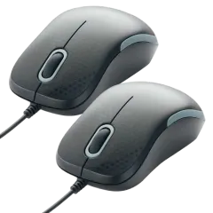 2-Pack: Verbatim Silent Wired USB-C Optical Mouse