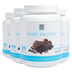 4-Pack: Yes You Can! Complete Whey Protein