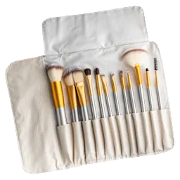 Set de 12 Brochas de Maquillaje Studio con Estuche de Viaje