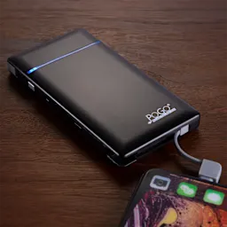 Pogo Batería Externa de 10,000mAh con Doble Cable
