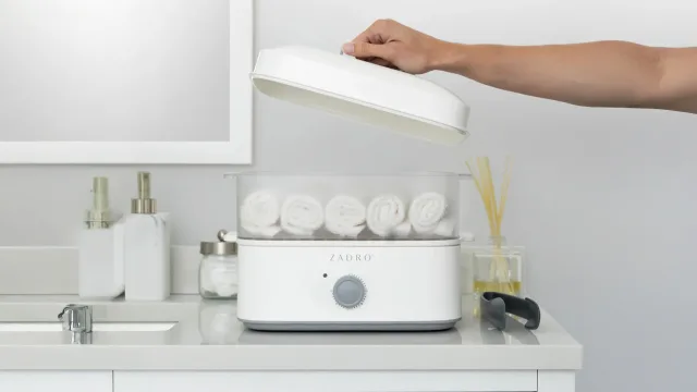 The Countertop Towel Steamer