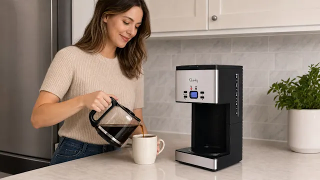 Quirky Roast 15-Cup Programmable Coffee Maker