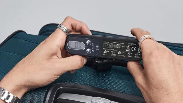 The Apple Find My Enabled Luggage Scale