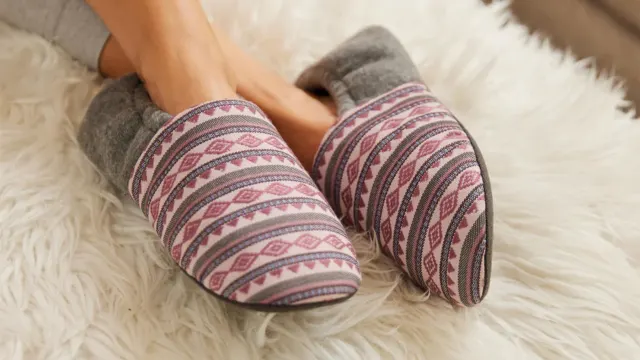 The Women's Hand-Crafted Indoor Slip-On Slipper with Artisan Weaving