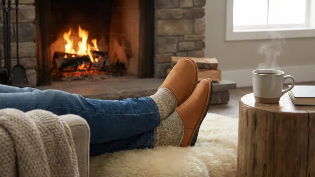 The Indoor/Outdoor Neuropathy Scuff Slippers (Men's)