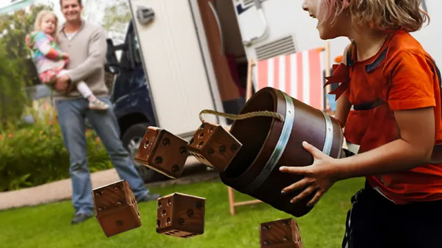 The Giant Wooden Dice Set