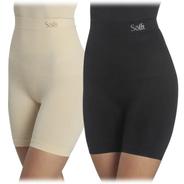 2-Pack: Sofft Compression Mid-Thigh Shorts