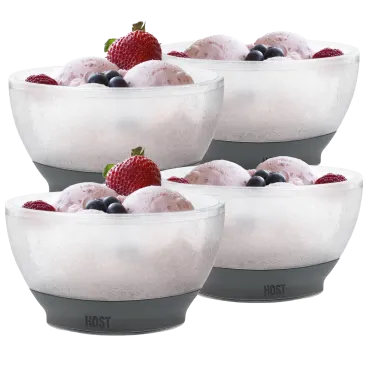 4-Pack: HOST Ice Cream Freeze Cooling Bowl Set