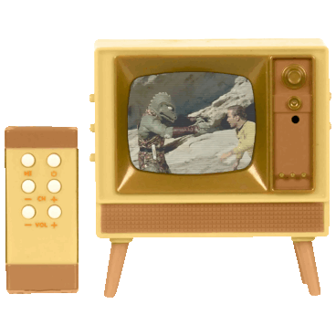 Tiny TV Classics Collectible TV with Real Working Remote