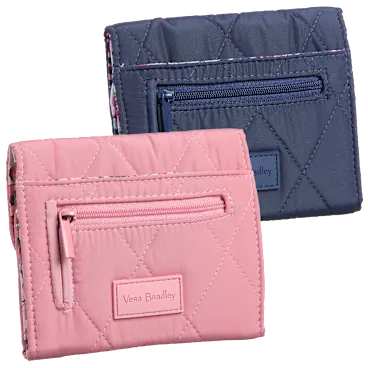 Vera Bradley Ultralight RFID Mini Tri-Fold Wallet