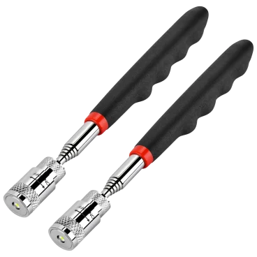 2-Pack: Ciana Magnetic Pick-Up Tool with LED Light for Hard to Reach Places