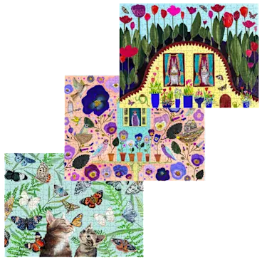 3-Pack: Greenbox 500 Piece Puzzles