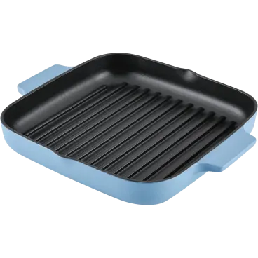 KitchenAid 11-inch Enameled Cast Iron Square Grill and Roasting Pan