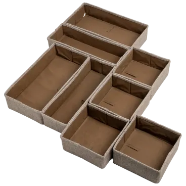Whitmor 8-Piece Drawer Organizers
