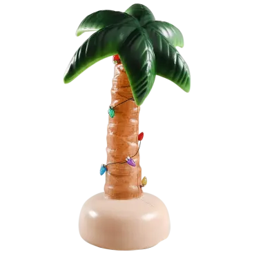 Mr. Christmas 2-Foot Blow Mold Palm Tree with Lights