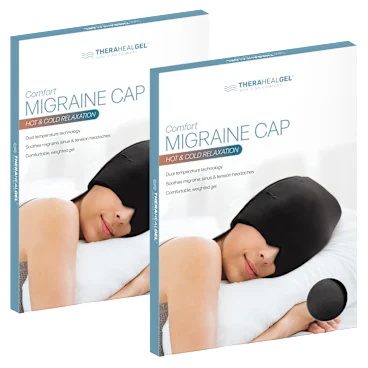 2-Pack: North American Wellness TheraHeal Gel Comfort Migraine Caps