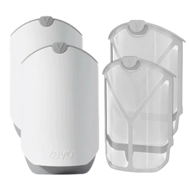 2-Pack: Zevo Flying Insect Trap Starter Kit
