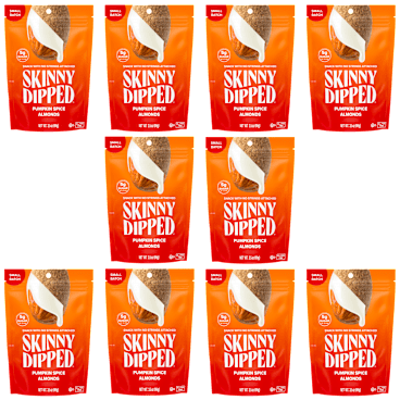 10-Pack: SkinnyDipped Almonds