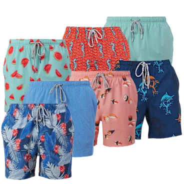 Pick Your 2-Pack: Rainforest Men's Quick-Dry Swim Trunks