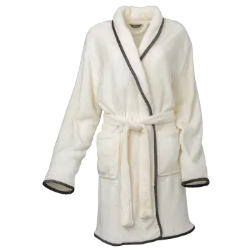 Ardour Pipe Hem Velvet Robes