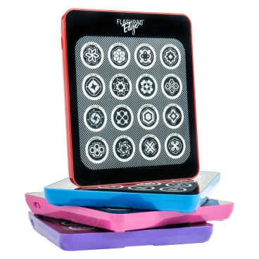 FlashPad Edge Handheld Game with Light Show and 15 Games