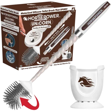 Horsepower Unicorn Toilet Spin Scrubber
