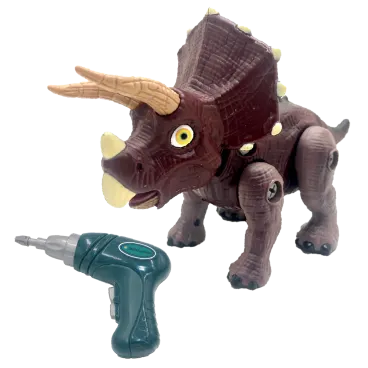 Smithsonian by Odyssey Toys Triceratops Dino Robot Interactive STEM Building Kit