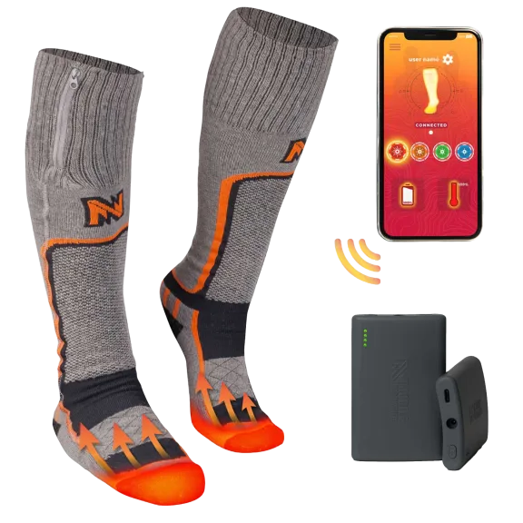 The Battery-Powered Merino Wool Socks