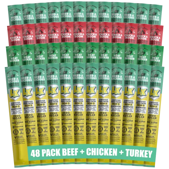 48-Pack: Lorissa's Kitchen Meat Sticks