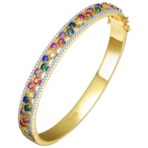 The Multi-Colored Bangle Bracelet