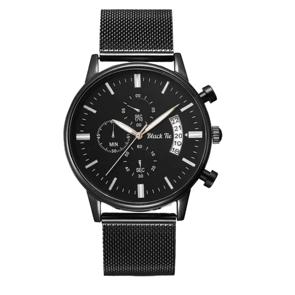 Black Tie Watch Co. Apollo Mesh Strap Watch