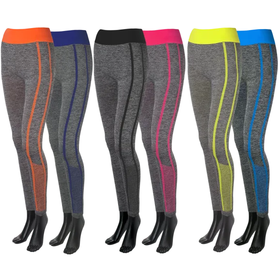 2-Pack: Yuna Sport Leggings (One Size Fits All)