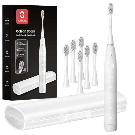 Oclean Spark Sonic Electric Toothbrush with 6 Brush Heads