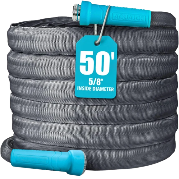 Aqua Joe 50' feet Superlight Fiberjacket Garden Hose