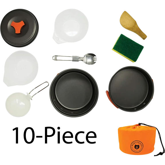 Burlybear Campfire Cooking Set
