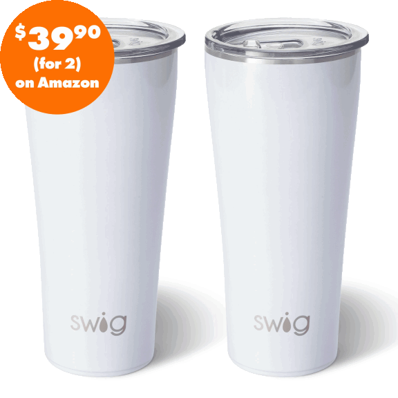 2-Pack: SWIG 32oz Slim Tumblers