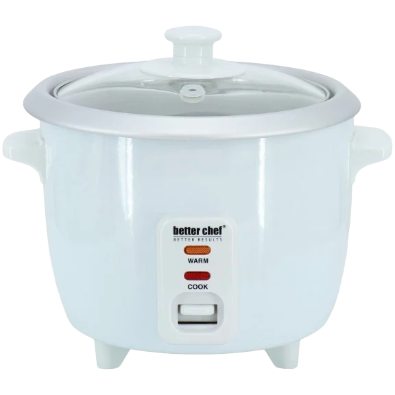 Better Chef 3-Cup Rice Cooker with Cup & Paddle