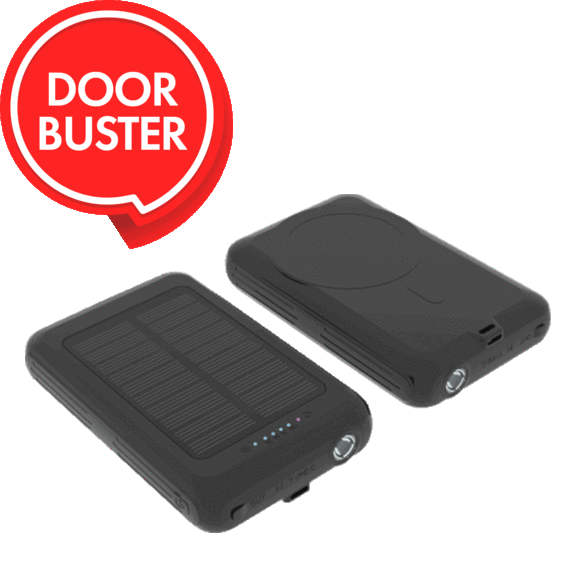 Brookstone 5000mAh MagSafe Solar Power Bank