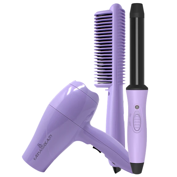 Karma Beauty Mini Mood Travel Trio Hair Tools Set