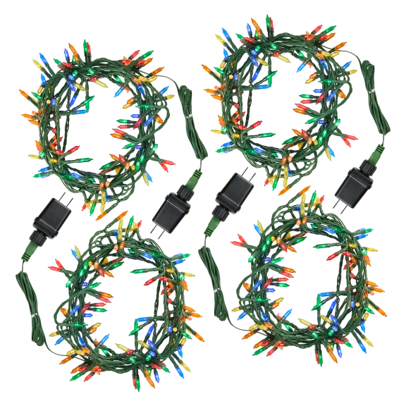 Paquete de 4: Luces de Cadena Mini LED tipo Racimo Bethlehem Light