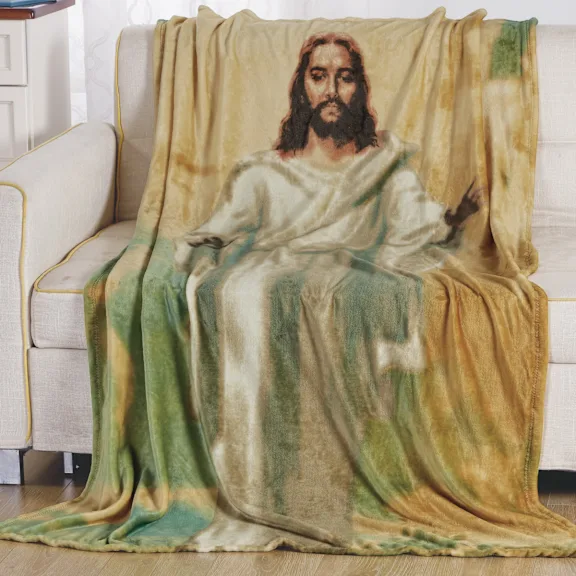Luxury Home Faith Inspired Micro Plush Throw Blanket