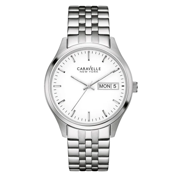 Caravelle New York by Bulova Men's 41mm Steel Watch