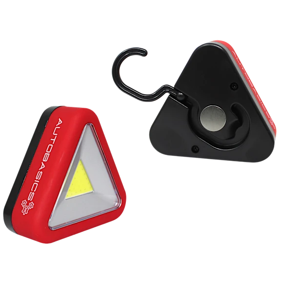 2-Pack: AutoBasics Roadside LED Safety Triangle Light