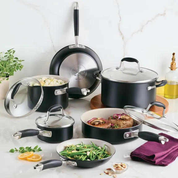 The Advanced 9-Piece Ceramic Nonstick Cookware Set