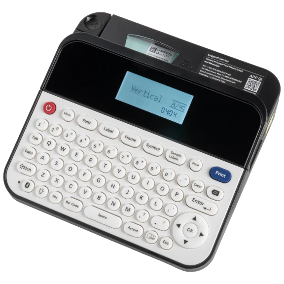 EazeID 18mm Label Maker Machine with Tape 3/4 Inch