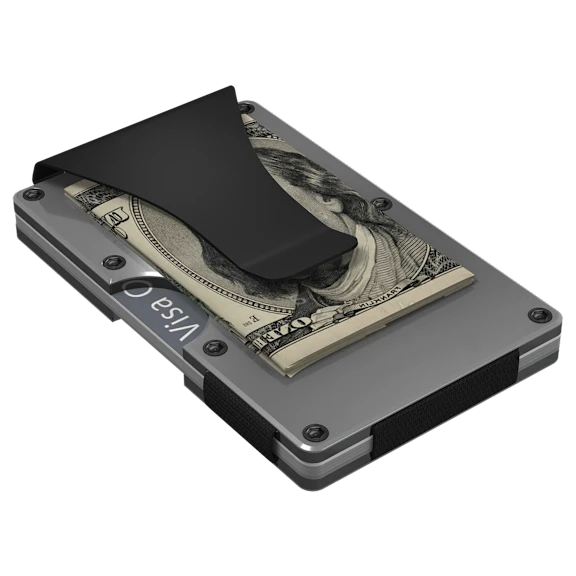 The Titanium Money Clip Wallet