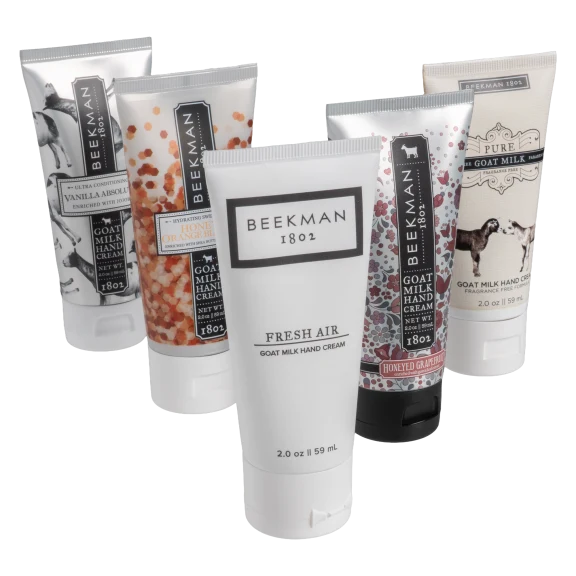 5-Pack: Beekman 1802 Goat Milk Hand Cream Set