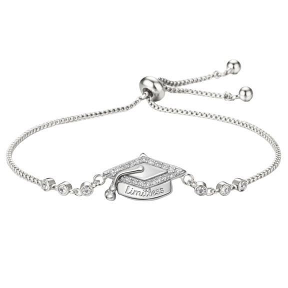 Hollywood Sensation Limitless Pavé Graduation Cap Adjustable Bracelet