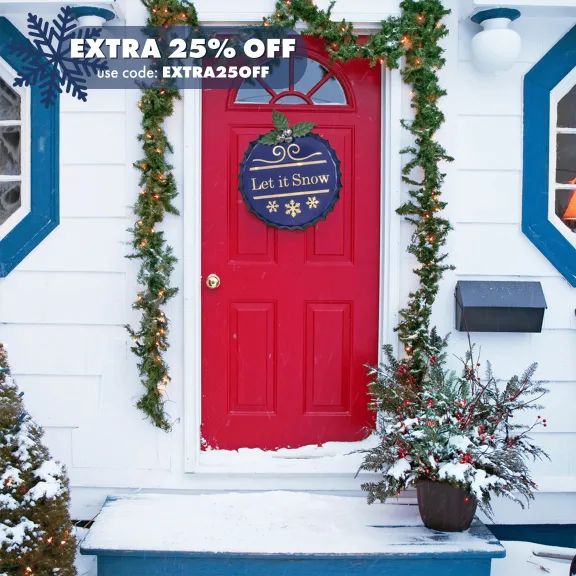 Kringle Express Illuminated Holiday Bottlecap Decor